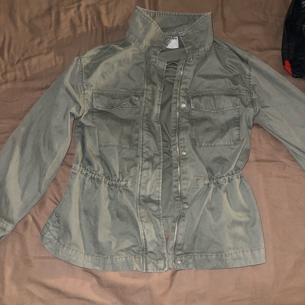 Old Navy Olive Green Utility Jacket